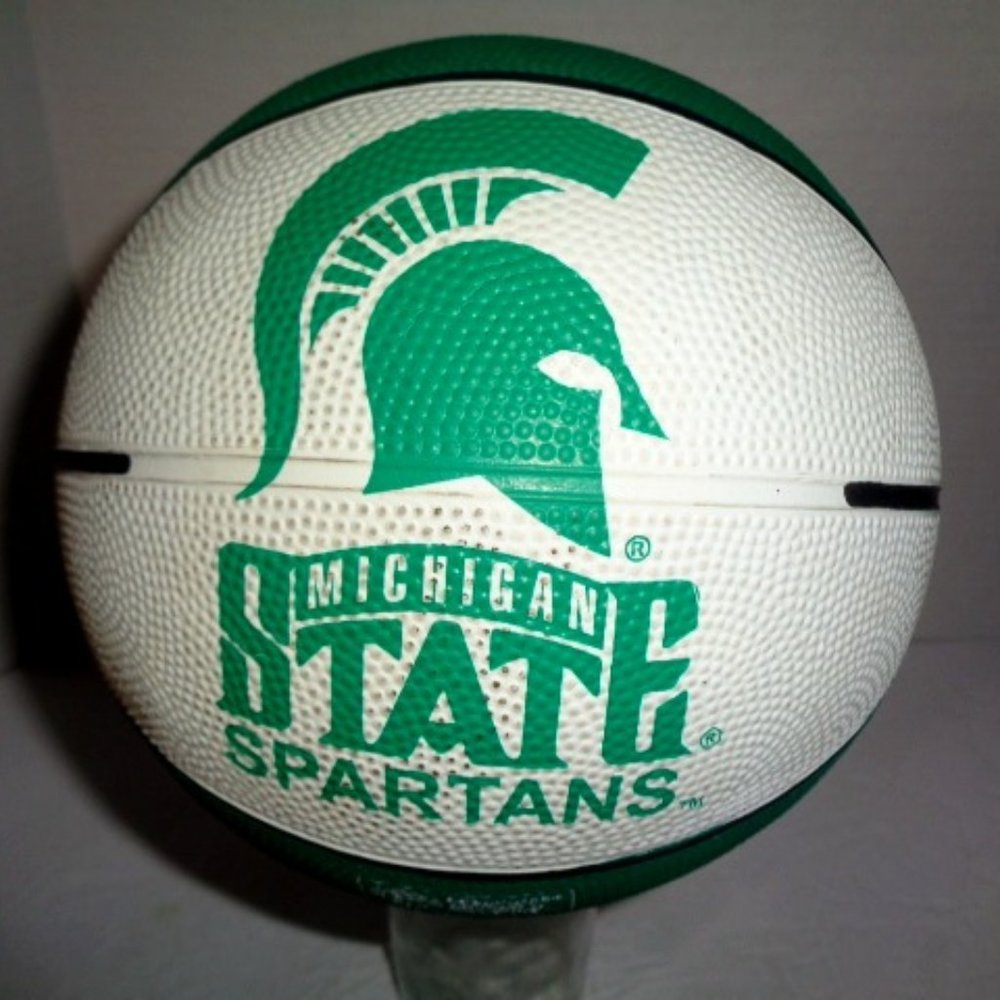 Michigan State Spartans Mini Team Basketball 7" Across